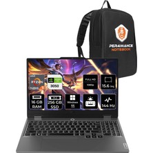 Lenovo Loq Amd Ryzen 5 7235HS 16GB 256GB SSD RTX3050/6GB 95W 15.6" Fhd 144Hz W11H Taşınabilir Bilgisayar & Per4 Çanta 83JC000QTRP346