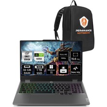 Lenovo LOQ Intel Core i7 13650HX 32GB 1TB SSD RTX4050/6GB 105W 15.6" FHD 144Hz W11H Taşınabilir Bilgisayar & PER4 Çanta 83DV00G7TRP358