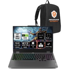 Lenovo Loq Intel Core I7 13650HX 40GB 256GB SSD RTX4050/6GB 105W 15.6" Fhd 144Hz W11P Taşınabilir Bilgisayar & Per4 Çanta 83JC000UTRP401