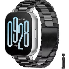 Alstrap Xiaomi Redmi Watch 5 Lite/ Redmi Watch 5 Active Uyumlu Paslanmaz Çelik Kordon