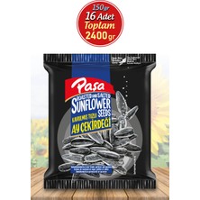 Paşa Kuruyemiş Siyah Ay Çekirdeği 150 gr x 16 Adet (TOPLAM 2400 gr)