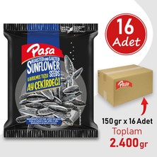 Paşa Kuruyemiş Siyah Ay Çekirdeği 150 gr x 16 Adet (TOPLAM 2400 gr)