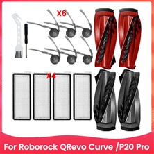 Aetherial Qrevo Curve / P20 Pro Elektrikli Süpürge Parçaları Değişimi Için 16 Adet Yıkanabilir Ana Fırça Yan Filtre (Yurt Dışından)