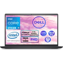 Dell Inspiron 15 3520 I5-1235U 8gb 256GB SSD 15.6" Ubuntu Dizüstü Bilgisayar I352024052009U