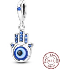 Mam Hamsa Eli Nazar Boncuklu Charm