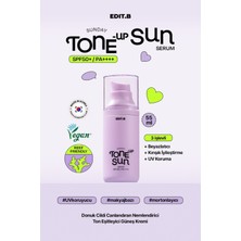 Makyaj Bazı Olarak Da Kullanılabilen Nemlendirici Aydınlatıcı Etkili Edıt.b Tone-Up Sun Serum SPF50