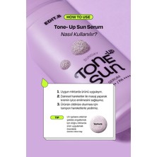 Makyaj Bazı Olarak Da Kullanılabilen Nemlendirici Aydınlatıcı Etkili Edıt.b Tone-Up Sun Serum SPF50