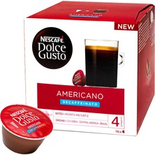 Nescafe Dolce Gusto Makinesi Için Americano Kafeinsiz Kapsül Kahve