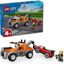 LEGO Cıty Çekici Kamyon ve Spor Araba