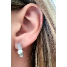 Ose Shop Incili tasarım gümüş küpe
