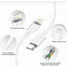 Iphone 13 Uyumlu Lightning Hızlı Şarj Kablosu 1m