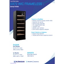 Şenocak D 372 Wıc Frameless Şarap Dolabı