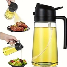 Mis Kitchen 2 Adet Siyah Yağdanlık 550ML - Sprey ve Dökmeli Yağdanlık