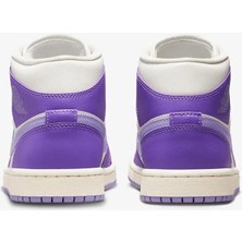 Nike BQ6472-504 Nike Air Jordan 1 Mid Sneaker Spor Mor Kadın Ayakkabı