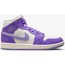 Nike BQ6472-504 Nike Air Jordan 1 Mid Sneaker Spor Mor Kadın Ayakkabı