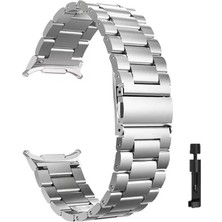 Alstrap Samsung Galaxy Watch 7 Ultra Paslanmaz Çelik Boyu Ayarlanabilir Kordon