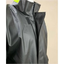 Dikişsiz Fermuarlı Pvc Alt Üst Takım Motorcu Yağmurluğu