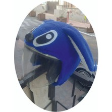 Kaskmania Stich  Açık Kask Kılıfı Kaskmanıa, Peluş Kask Kılıfı, Açık Kask Peluş Kılıf.