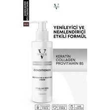 Viole Şampuan, Saç Bakım Kremi ve Argan Saç Serumu 3 Lü Set