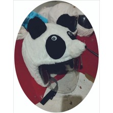 Kaskmania Açık Kask Kılıfı Panda Kaskmanıa.