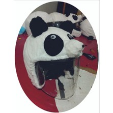 Kaskmania Açık Kask Kılıfı Panda Kaskmanıa.