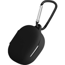 Dmay Xiaomi Redmi Buds 4 Lite Uyumlu Silikon Kılıf+Kanca