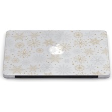 Macbook Air (M2-M3) Kılıf 13.6 Inç A2681-A3113 2022/2024 Şeffaf Kapak Tam Koruma Macup-04 Gri Kış