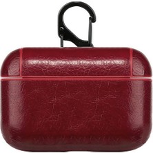 Dmay Airpods Pro Lüx Deri Suni Deri Kılıf 360 Koruma