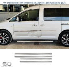 Ebal Oto Vw  Caddy Krom Yan Kapı Çıtası 4 Parça 2004-2015 P. Çelik