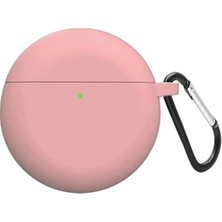 Dmay Huawei Freebuds 4 Uyumlu Kılıf Mat Silikon + Askılık