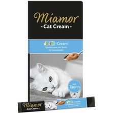 Miamor Junior Cream Süt Kremalı Ek Besin ve Yavru Kedi Ödül Maması 6x15 gr