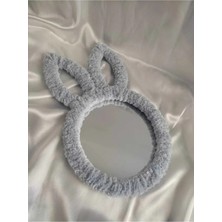 Makrome Bebek Çocuk Odası Banyo Peluş Tavşan Kulaklı Ayna Dekor Dekorasyon