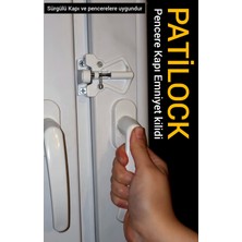 Patidoor Patilock Hırsız Çocuk Emniyet Kilidi / Kapı Pencere Kilidi