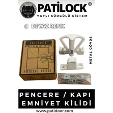 Patidoor Patilock Hırsız Çocuk Emniyet Kilidi / Kapı Pencere Kilidi