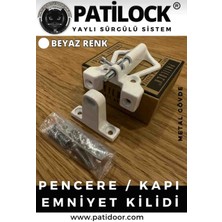 Patidoor Patilock Hırsız Çocuk Emniyet Kilidi / Kapı Pencere Kilidi