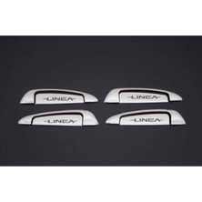 Fiat Linea Krom Kapı Kolu 2006 Üzeri 4kapı-8prç Paslanmaz Çelik Y