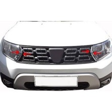 Dacia Duster 2018+ Krom Ön Panjur Köşeleri 2 Parça Paslanmaz Çelik