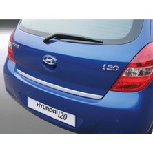 Hyundai I20 Formlu Krom Bagaj Alt Çıtası 2008-2012 Arası Paslanm