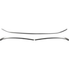 Volkswagen Passat B8 2014-2019 Krom Ön Tampon Çıtası 3 Parça Paslanmaz Çelik