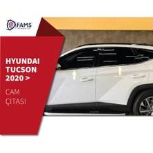 Hyundai Tucson Krom Cam Çıtası 6 Parça 2020> Paslanmaz Çelik