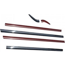 Peugeot 301 2012 Sonrası Uyumlu Krom Cam Çıtası 6 Parça P.çelik