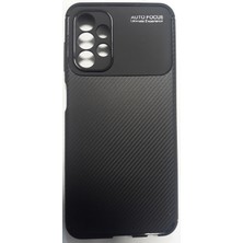İksir Samsung A13 Karbon Görünümlü Dayanıklı Lüx Silikon Kılıf