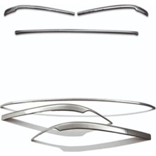 Otomotiv Volkswagen Passat B8 2015> Ön ve Arka Tampon Çıtası 6 Prç.set P.çelik