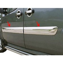 Fiat Doblo Uyumlu Krom Yan Kapı Çıtası 4 Kapı 2006-2010 P. Çelik(Geniş)