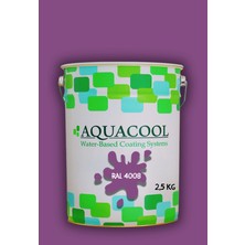 Aquacool Trend Akrilik Hobi Boya 2,5 kg Su Bazlı Hibrit Dönüşüm Boyası Ral 4008 Sinyal Mor