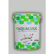 Aquacool Trend Akrilik Hobi Boya 2,5 kg Su Bazlı Hibrit Dönüşüm Boyası Ral 7047 Tele Gri 3