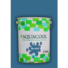 Aquacool Trend Akrilik Hobi Boya 2,5 kg Su Bazlı Hibrit Dönüşüm Boyası Ral 5007 Parlak Mavi