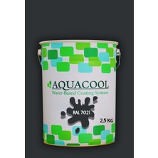 Aquacool Trend Akrilik Hobi Boya 2,5 kg Su Bazlı Hibrit Dönüşüm Boyası Ral 7021 Siyah Gri