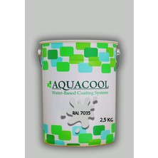 Aquacool Trend Akrilik Hobi Boya 2,5 kg Su Bazlı Hibrit Dönüşüm Boyası Ral 7035 Açık Gri