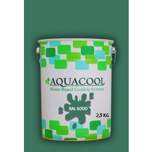 Aquacool Trend Akrilik Hobi Boya 2,5 kg Su Bazlı Hibrit Dönüşüm Boyası Ral 6000 Patina Yeşil